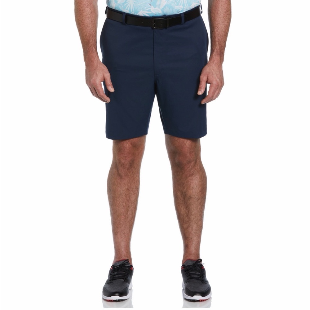 PGA Tour Men's Navy Flat-Front Performance Shorts